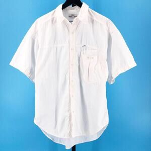 Guess white short sleeve shirt 90s 1990s vintage